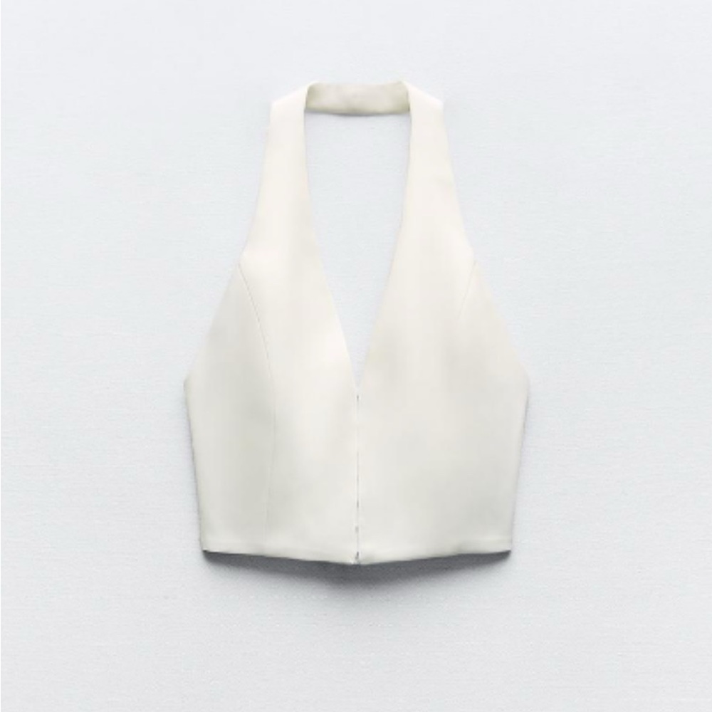 Zara open back buckled top 8269/783